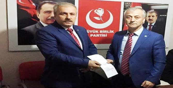 Büyük Birlik Partisi’nden aday adayı Gürbüz Pertev oldu