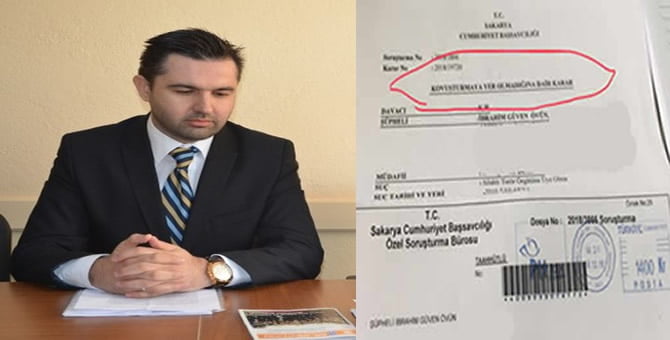 Güven Övün Sosyal Medya Hesabından ”İftira tescillendi.“ dedi.