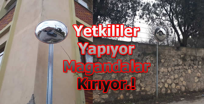 Yetkililer yapıyor magandalar kırıyor!