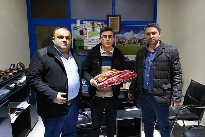 MHP adayı Fatih Alp’ten Hutbe Birincisi olan Öğrenciye Ziyaret.