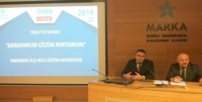 ‘Akranımsın Çözüm Noktamsın’ Projesi (MARKA)  tarafından destek almaya hak kazandı.