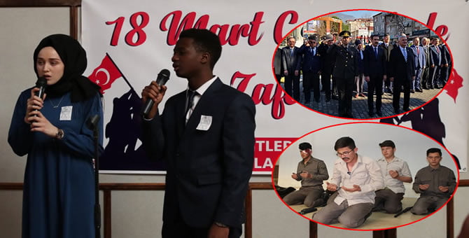 18 Mart Çanakkale Deniz Zaferi ve Şehitleri Anma Günü Programı Düzenlendi.