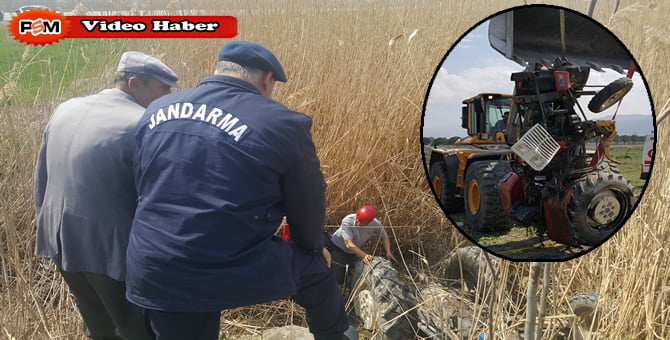 Cihadiye’de traktör kanala devrildi: 1 ölü