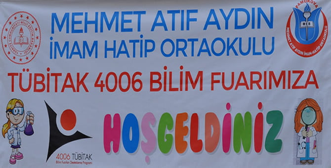 Mehmet Atıf Aydın İmam Hatip Ortaokulu’nda Bilim Fuarı düzenlendi..