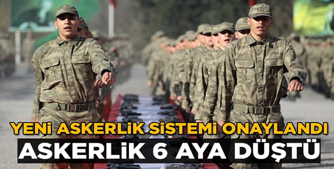 Askerlik 6 Aya Düştü. 130 Bin Asker Terhis Olacak..