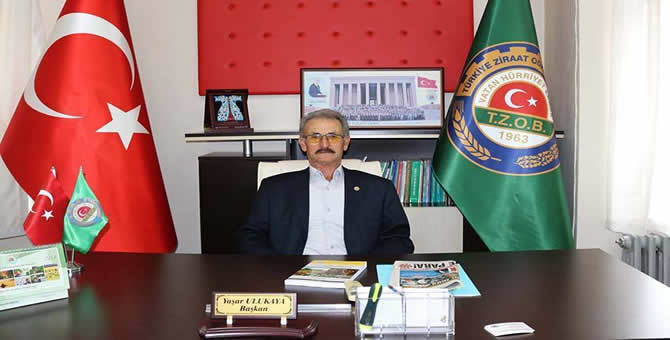 Ziraat Odası Başkanı Ulukaya’dan Ramazan Bayramı kutlama mesajı..