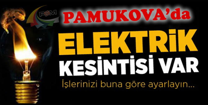 Pamukova’da 15 Mahallede Elektrik Kesintisi Yapılacak.!