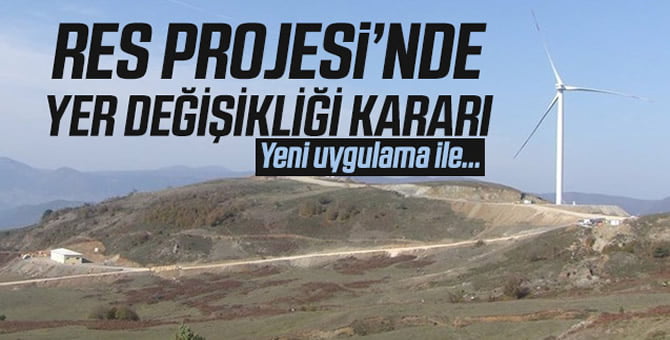Pamukova RES Projesi’nde yer değişikliği kararı..