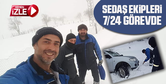 SEDAŞ Ekipleri Siz Evde Kalın Diye 7/24 görevde…