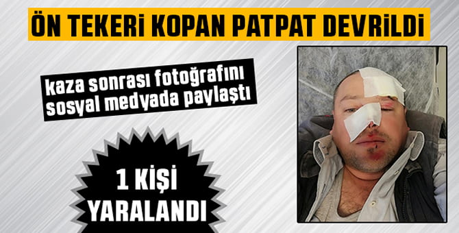 Geyve’de patpat kazası