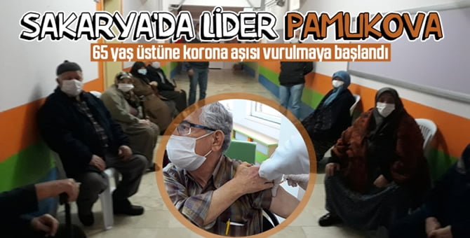 65 yaş üstü aşılanmaya başlandı…