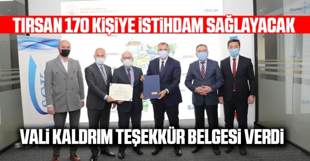 170 kişiye istihdam sağlanacak…