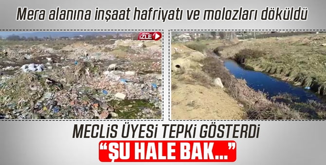 Pamukova’da çevre felaketi!