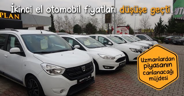 İkinci el otomobil fiyatları düşüşe geçti…
