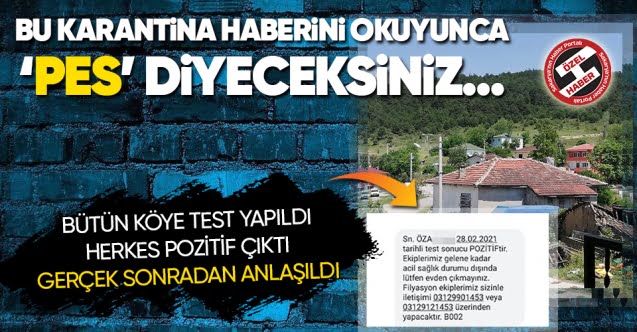 Komşuda Köyün yarısı karantinaya alındı!..