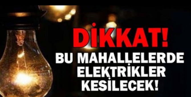 Pamukova’da Planlı Elektrik Kesintisi…