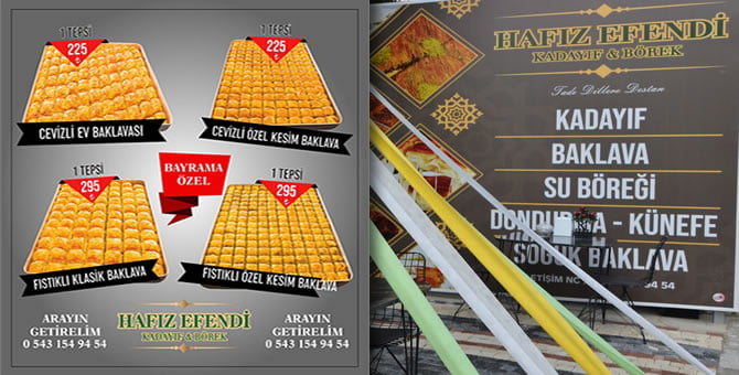 Hafız Efendi’den Bayrama Özel Kampanya…