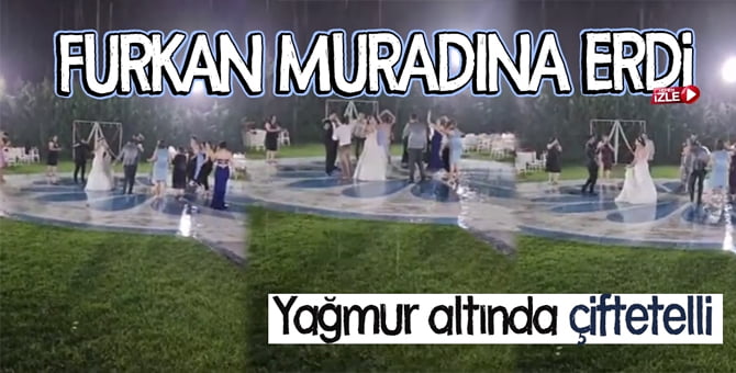 Yağan Yağmura Rağmen  daha da coştular…