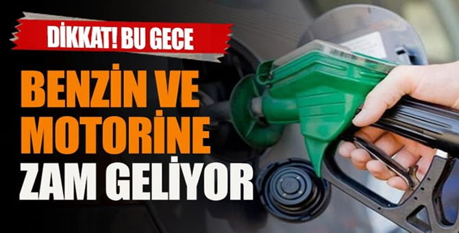 akaryakıta zam