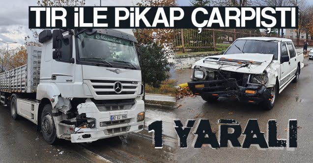 Pamukova İlçe  Çıkışında Kaza!