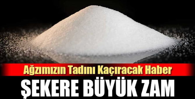 şekere zam