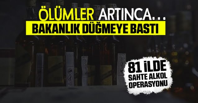 81 ilde eş zamanlı operasyon…