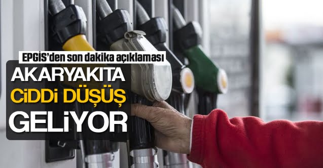 Akaryakıt fiyatlarında ciddi düşüş bekleniyor