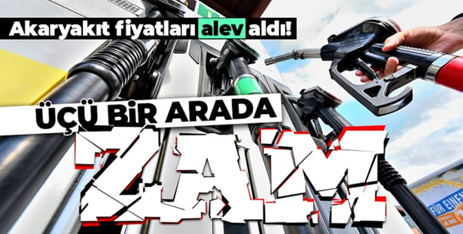 Eyvah Eyvah! Benzin, Motorin ve LPG Fiyatlarına Rekor Zam..