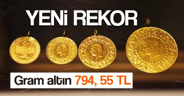 Gram altından yeni rekor