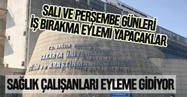 Sağlık çalışanları eylemde!..
