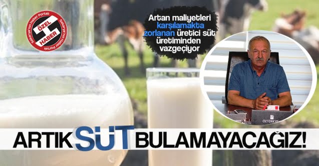Süt fiyatlarına gelen zammı değerlendirdi..