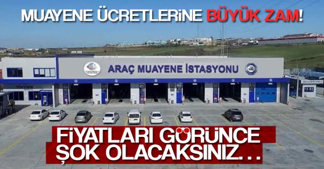 Bir Güncelleme de Araç Muayene Ücretlerine!