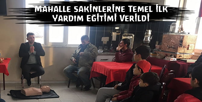 Akçakaya Mahallesinde İlk Yardım Eğitimi Verildi..