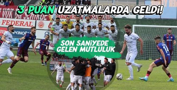 Lider Trabzon’dan şen dönüyor..