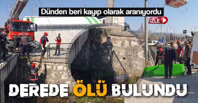 Pamukova’da Cansız Bedeni Dere Kenarında Bulundu..