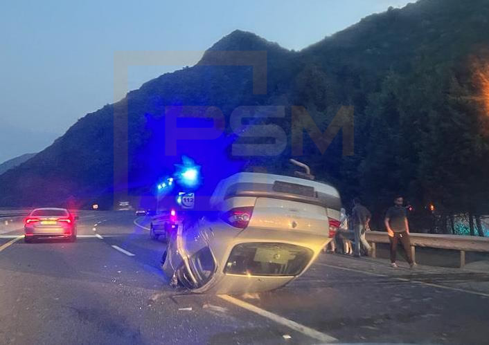 Kontrolden Çıkan Otomobil Takla Attı: 1 Yaralı..