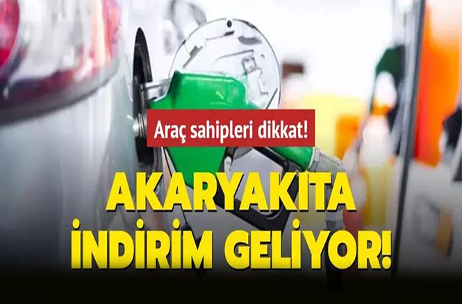 akaryakıt ındırım