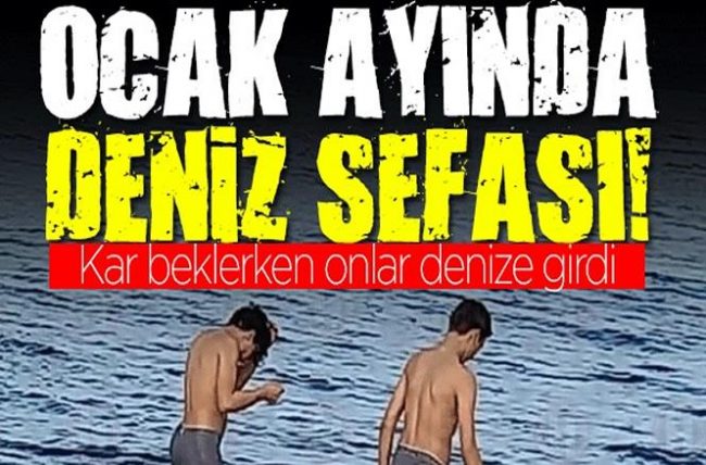 Sakarya’da Ocak Ayında Deniz Sefası!