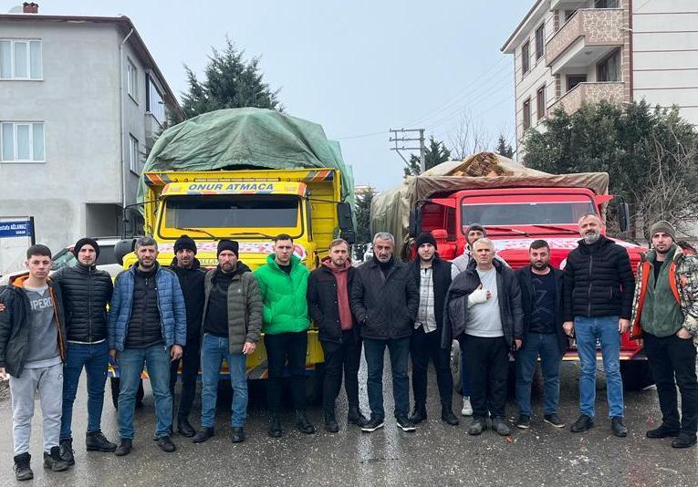 Pamukova’dan Deprem Bölgesine Yakacak Yardımı…