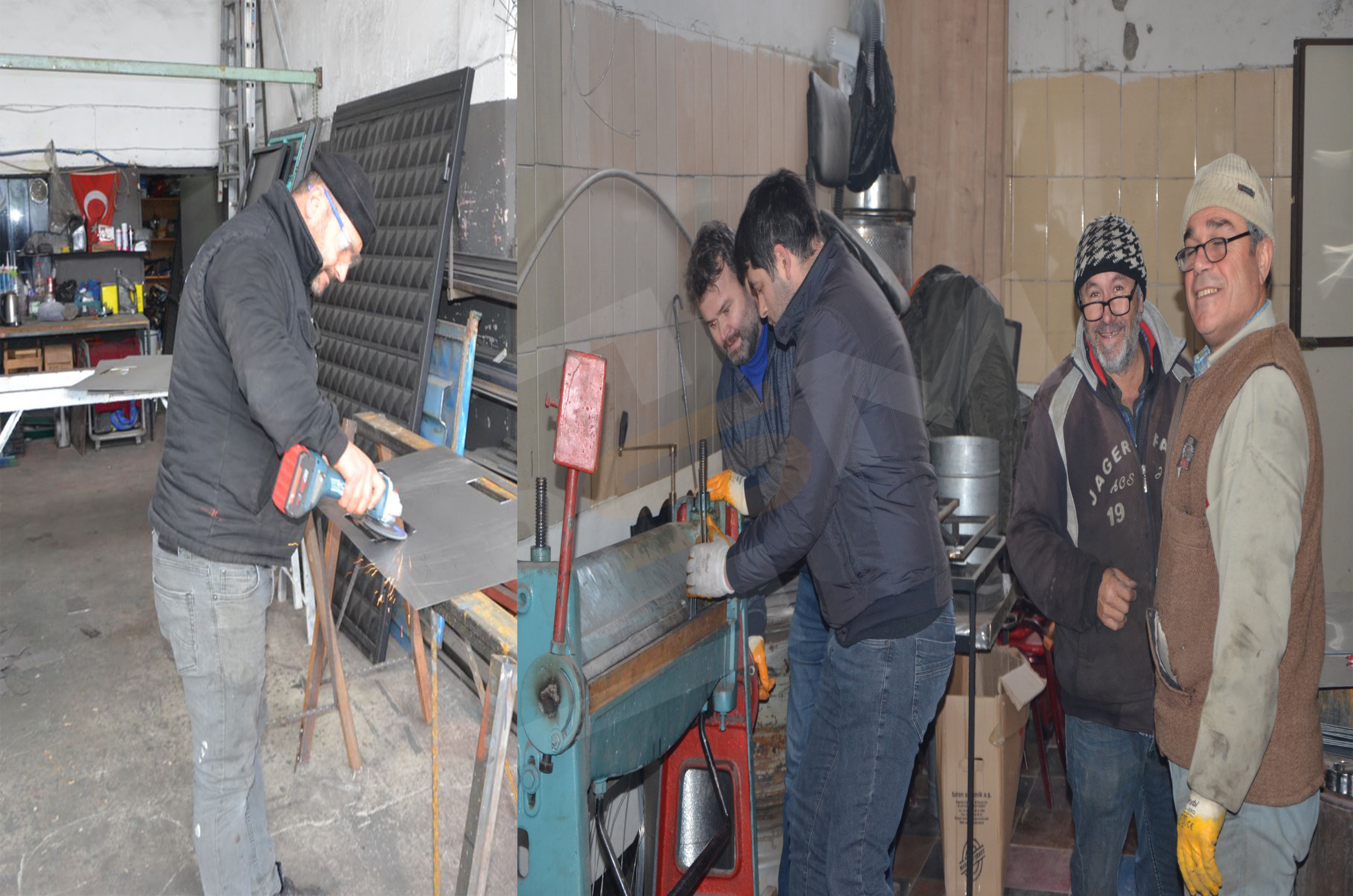 Pamukova’da Depremzedeler İçin Soba Üretiyorlar..