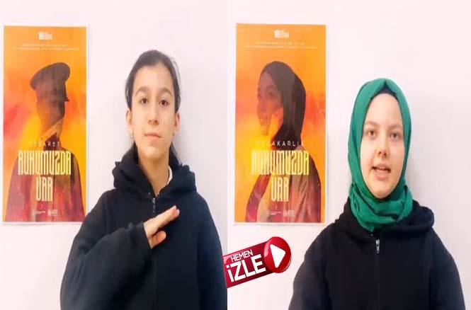 Fatmahanım Orta Okulu Öğrencilerinden “Ruhumuzda Var” Klibi…