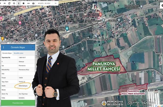 Başkan Övün, ”Millet Bahçesi Hayırlı olsun Pamukova”