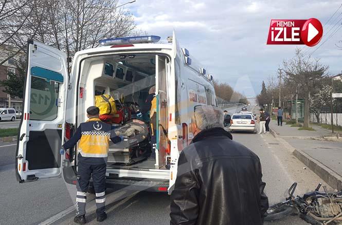 Pamukova’da TIR, Motosiklete Çarpıp Kaçtı!
