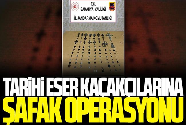 Pamukova’da Tarihi Eser Kaçakçılarına Şafak Operasyonu!