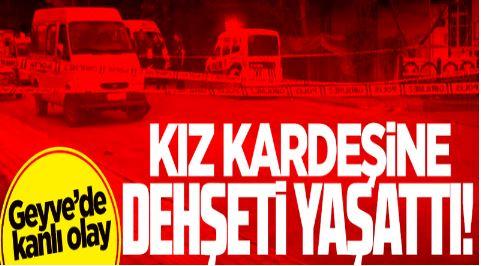 Aile dehşeti! Kardeşini bıçakladı…