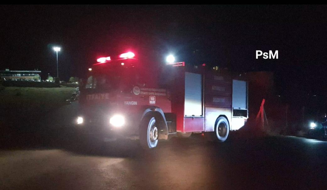 Mangal ateşi ilçede büyük paniğe neden oldu!