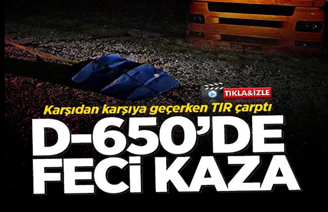 Tır, Yolun Karşısına Geçmek İsteyen 73 Yaşındaki Adama Çarparak Öldürdü..