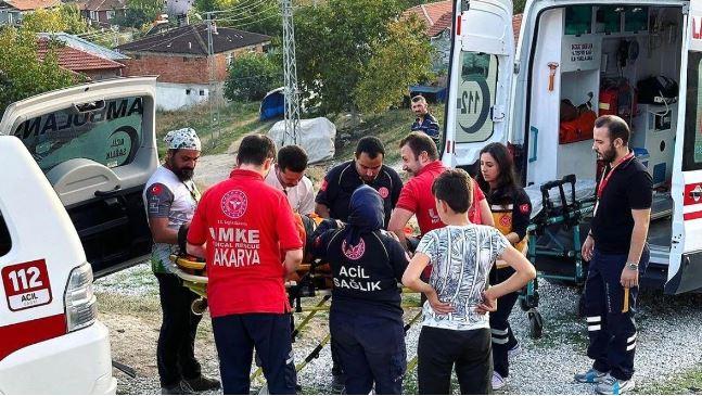 İstanbul’dan Pamukova’ya Doğa Yürüyüşü İçin  Gelen kişi  Düşerek Yaralandı..