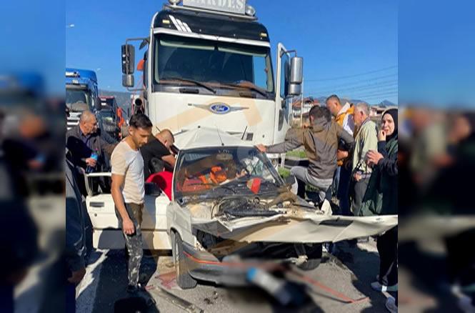 Mekece’de Zincirleme Kaza! 4 Yaralı..