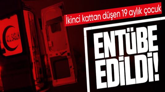 Karasuda 19 aylık bebek ikinci kattan düştü!